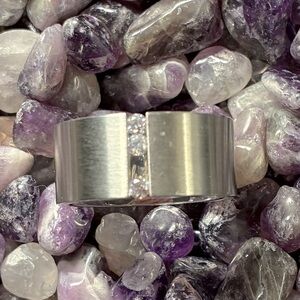 B.Tiff Sliding Stone Ring.